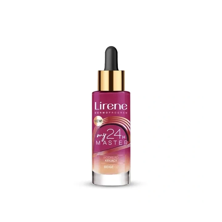 LIRENE My Master 24h kryjący podkład do twarzy 02 Beige 30ml 