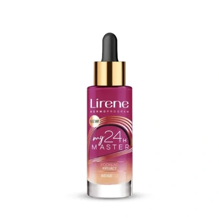 LIRENE My Master 24h kryjący podkład do twarzy 02 Beige 30ml 