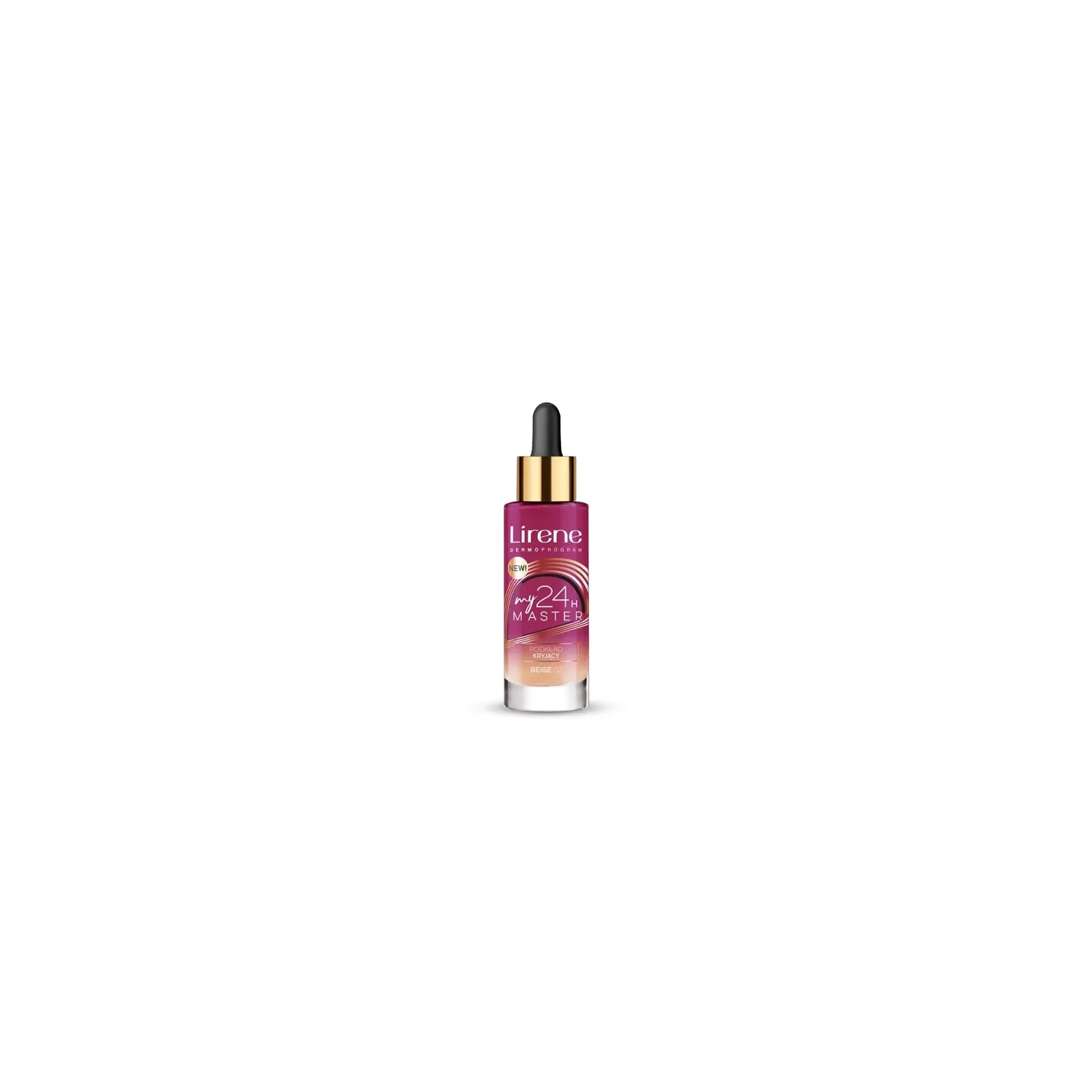LIRENE My Master 24h kryjący podkład do twarzy 02 Beige 30ml 