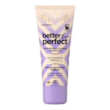 EVELINE Better Than Perfect podkład do twarzy 02 Light Vanilla 30ml