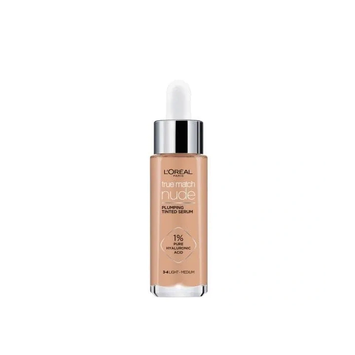 L'OREAL True Match Nude serum w podkładzie 3-4 Light Medium 30ml