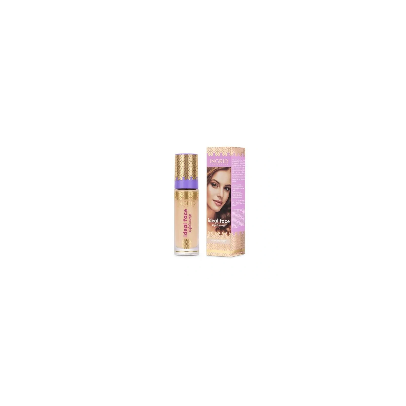 INGRID Ideal Face podkład 10 Light Ivory 30ml