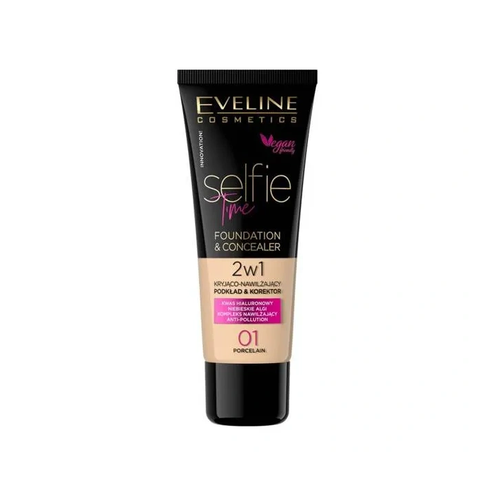 EVELINE Selfie Time podkład 01 Porcelain 30ml