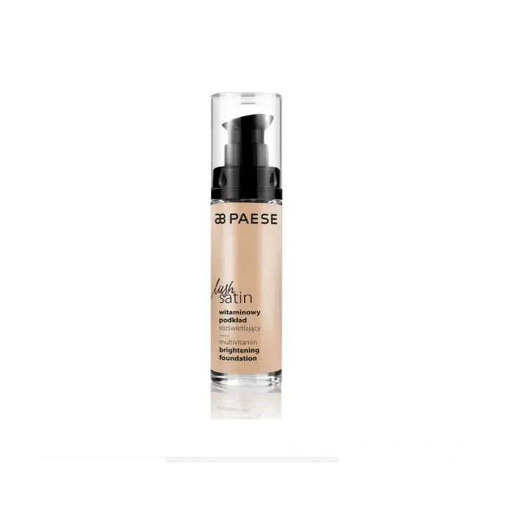 PAESE Lush Satin witaminowy podkład rozświetlający 30 Porcelain 30ml
