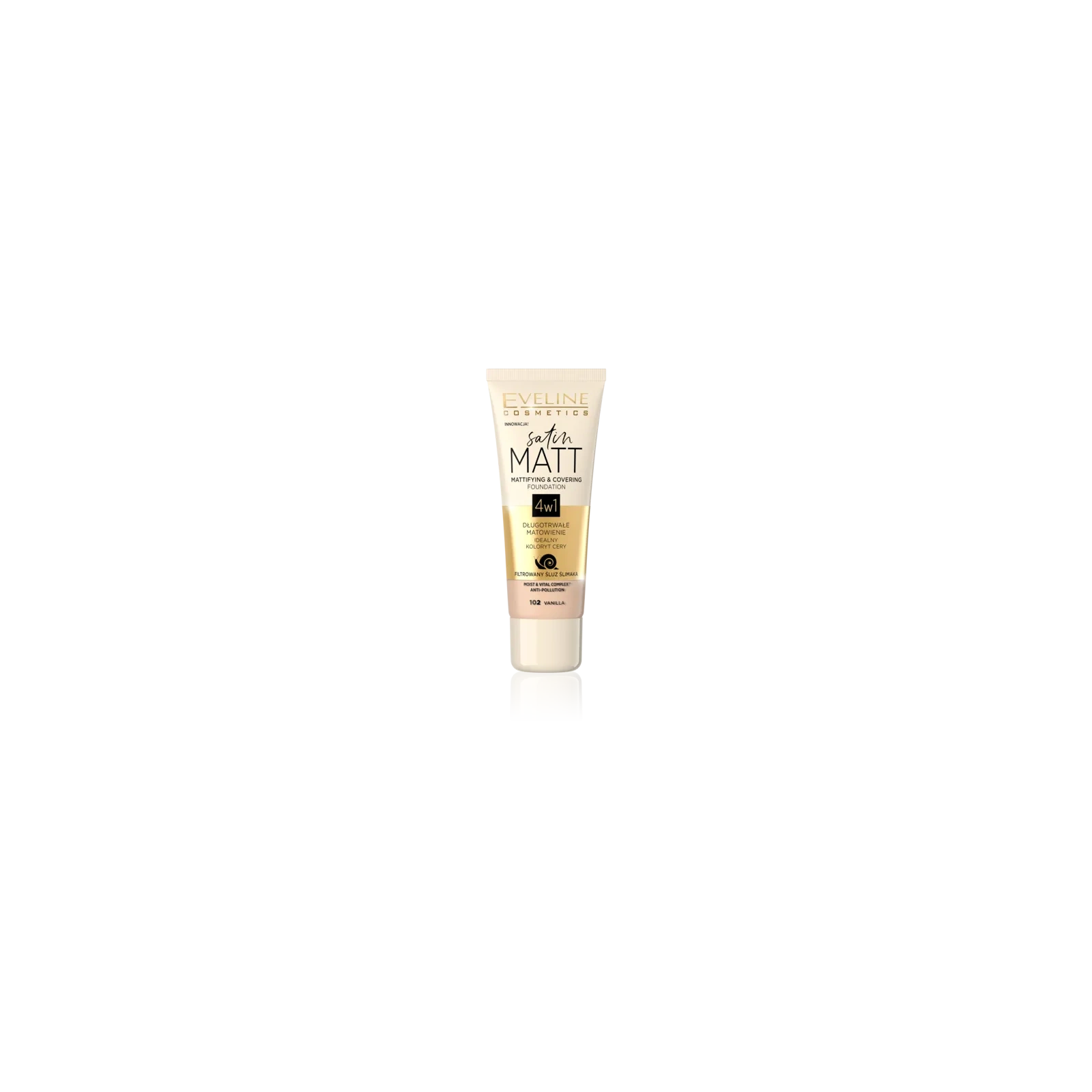 EVELINE Satin Matt podkład 102 Vanilla 30ml