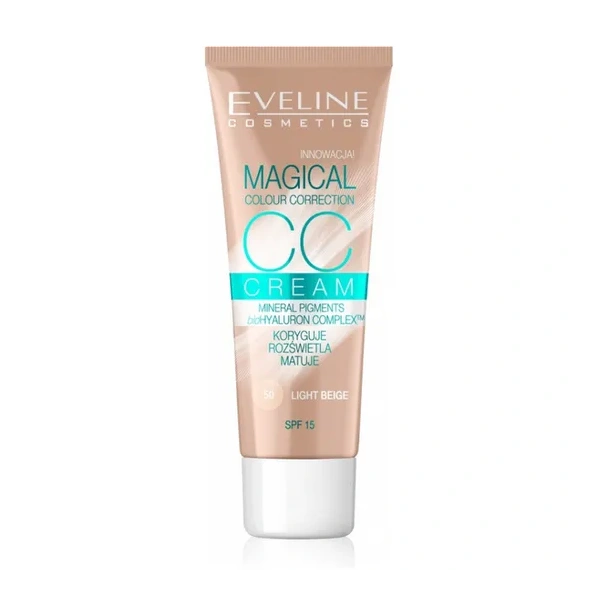 EVELINE Magical CC Cream podkład 50 Light Beige 30ml