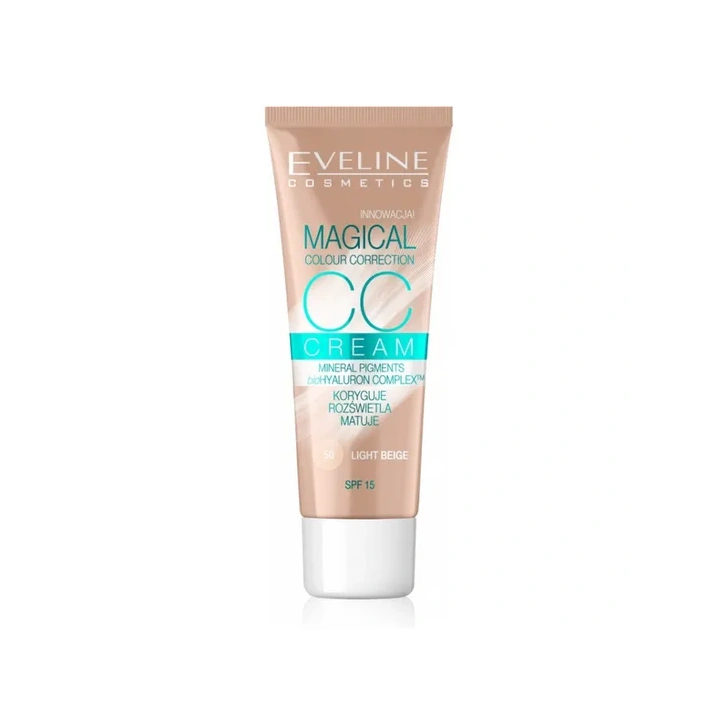 EVELINE Magical CC Cream podkład 50 Light Beige 30ml