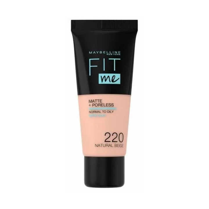 MAYBELLINE Fit Me Matte+Poreless podkład matujący 220 Natural Beige 30ml