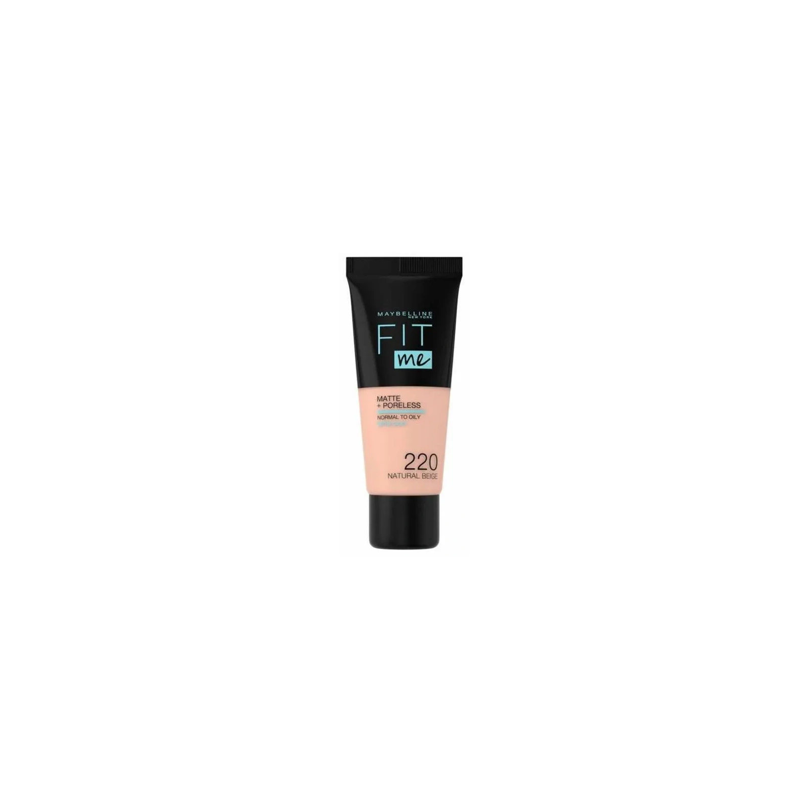 MAYBELLINE Fit Me Matte+Poreless podkład matujący 220 Natural Beige 30ml