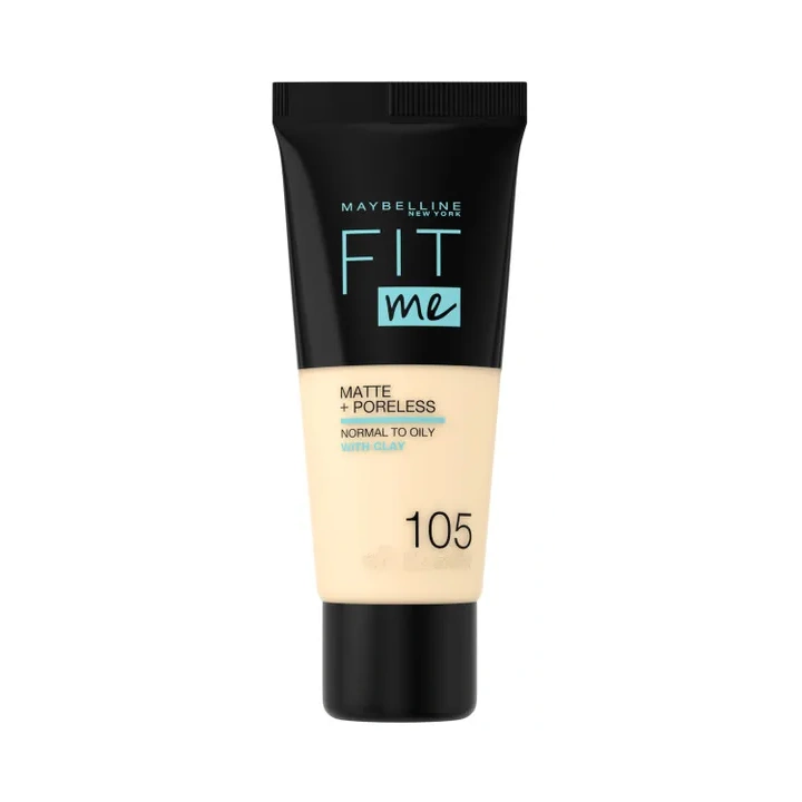 MAYBELLINE Fit Me Matte+Poreless podkład matujący 105 Natural Ivory 30ml