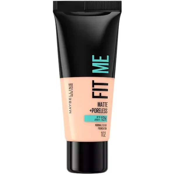 MAYBELLINE Fit Me Matte+Poreless podkład matujący 102 Fair Ivory 30ml