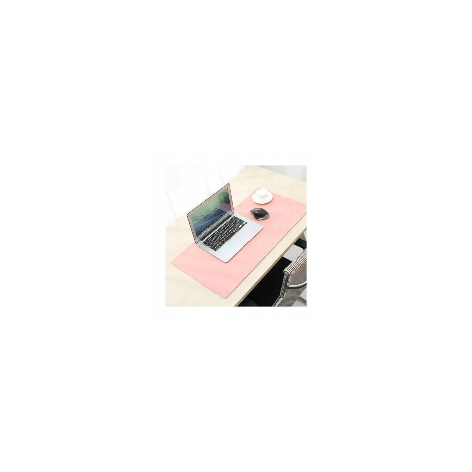 ECARLA podkładka na biurko dwustronna 50x80cm Różowo Kremowa MP47WZ3 