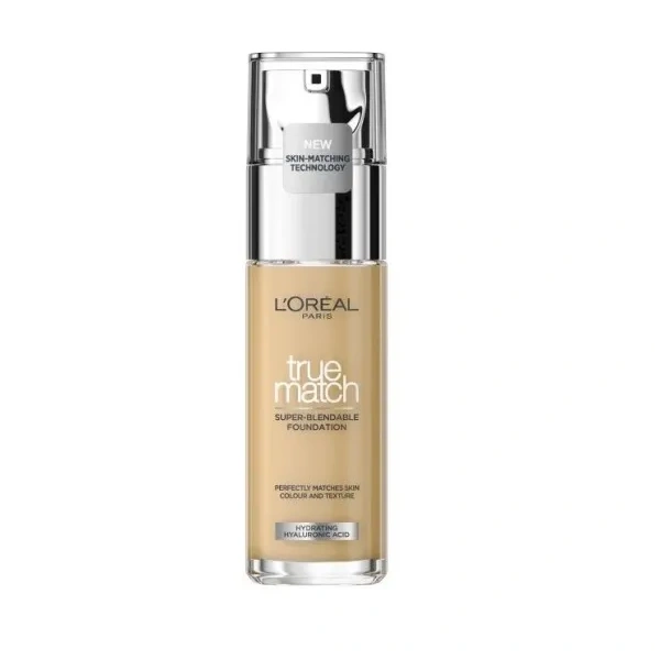 LOREAL True Match Hyaluronic podkład 3.D/3.W 30ml