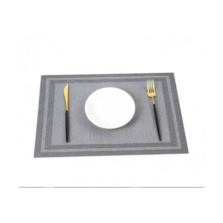 ECARLA podkładka na stół prostokątna Srebrna 45x 30cm MP34S 1szt