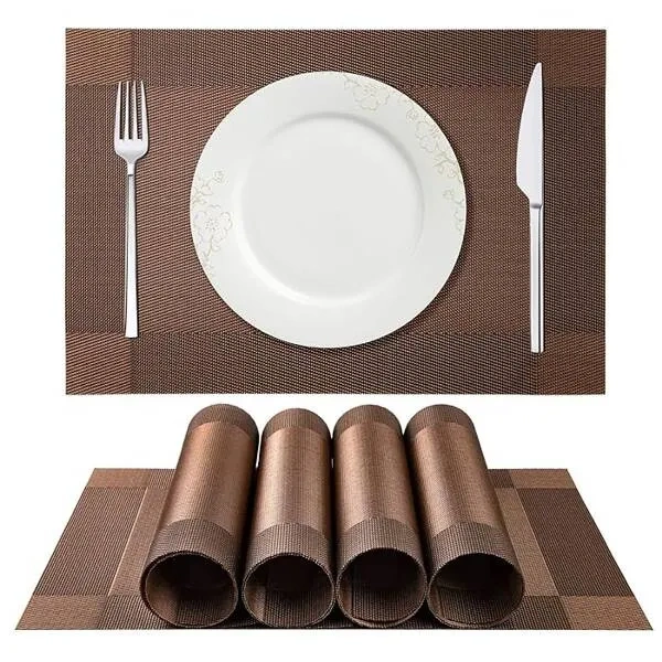 ECARLA podkładka na stół prostokątna Brązowa 45x30cm MP31