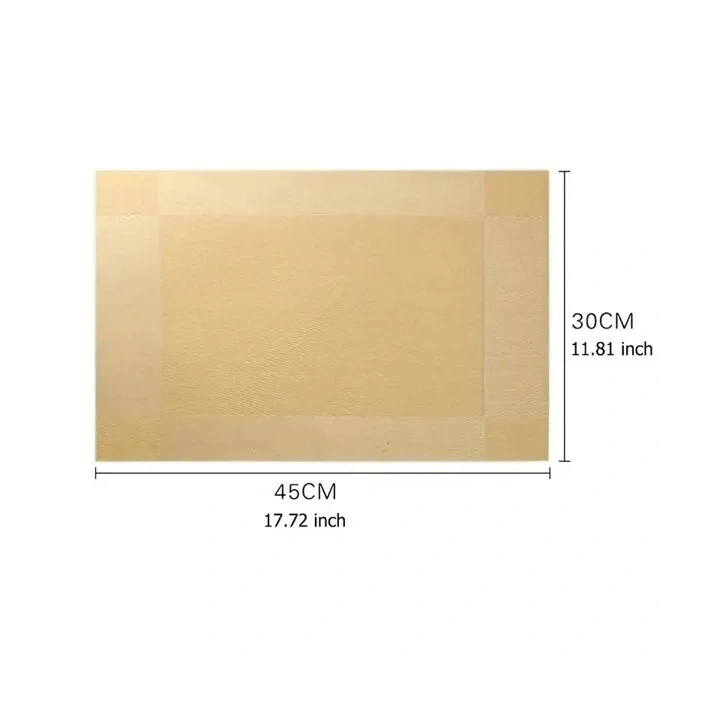 ECARLA podkładka na stół prostokątna Brązowa 45x30cm MP31