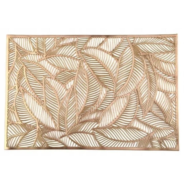 ECARLA podkładka na stół prostokątna Złota 45x30cm MP08 