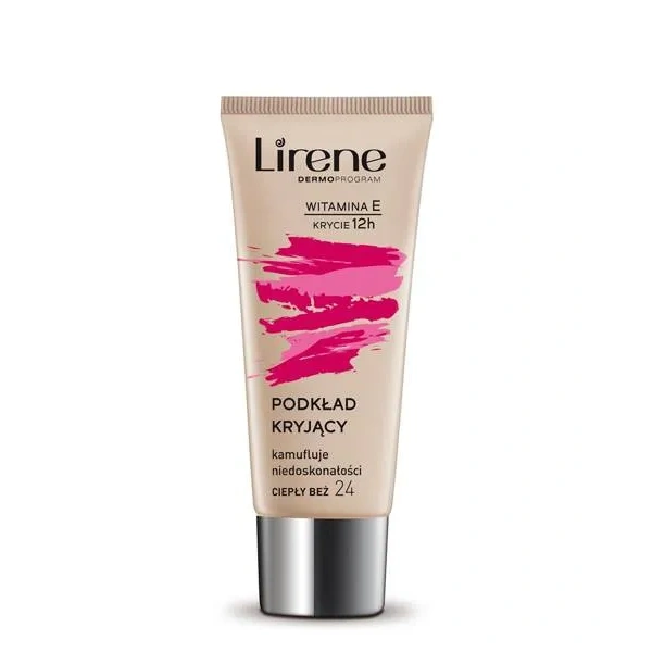 LIRENE Kryjący podkład 24 Ciepły Beż 30ml
