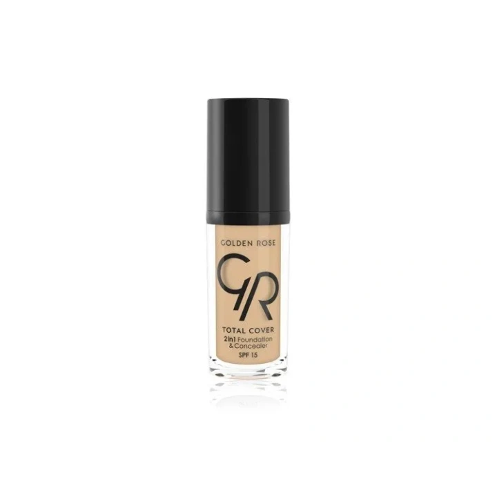 GOLDEN ROSE Total Cover 2w1 podkład i korektor do twarzy 11 Nude 30ml
