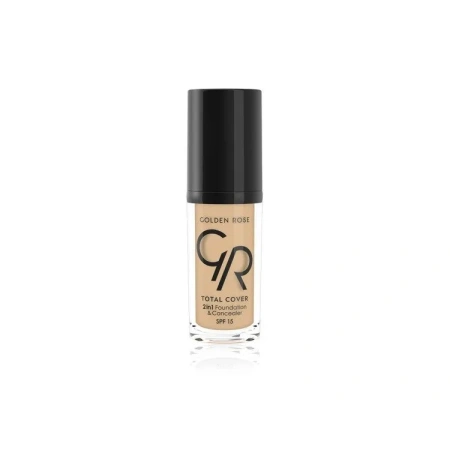 GOLDEN ROSE Total Cover 2w1 podkład i korektor do twarzy 11 Nude 30ml
