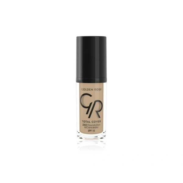 GOLDEN ROSE Total Cover 2w1 podkład i korektor do twarzy 06 Taupe 30ml