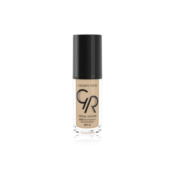 GOLDEN ROSE Total Cover 2w1 podkład i korektor do twarzy 05 Cool Sand 30ml