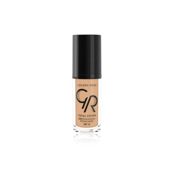 GOLDEN ROSE Total Cover 2w1 podkład i korektor do twarzy 04 Beige 30ml