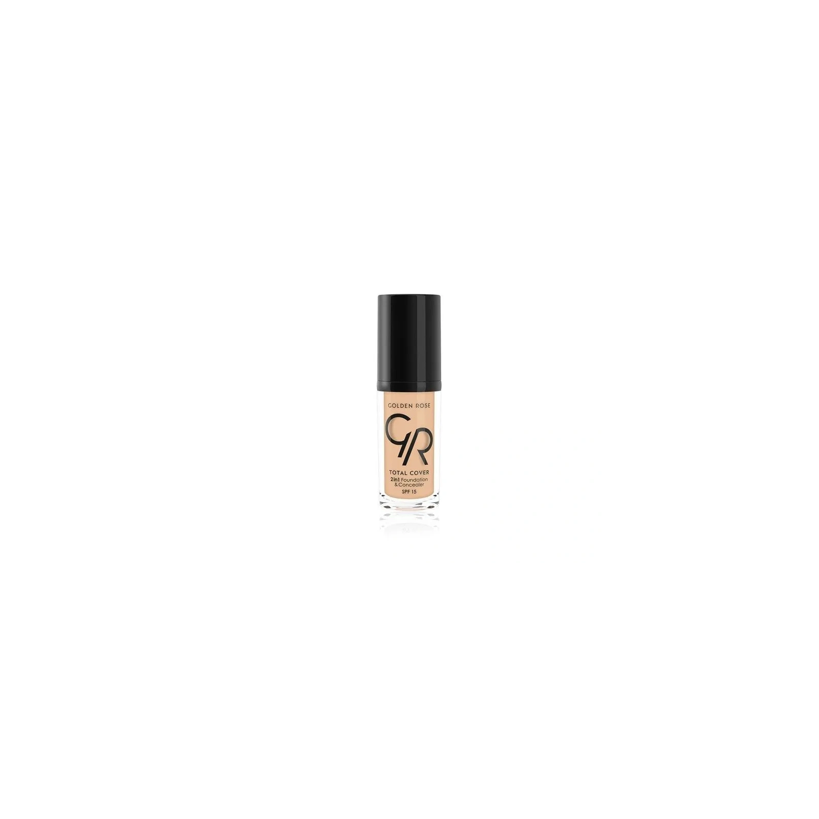 GOLDEN ROSE Total Cover 2w1 podkład i korektor do twarzy 02 Ivory 30ml