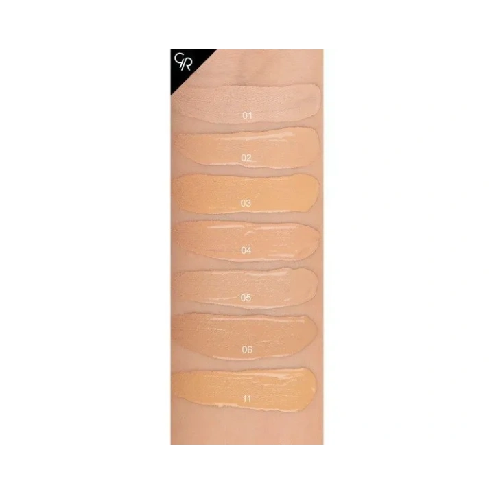 GOLDEN ROSE Total Cover 2w1 podkład i korektor do twarzy 02 Ivory 30ml