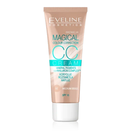 EVELINE Magical CC Cream podkład 52 Medium Beige 30ml