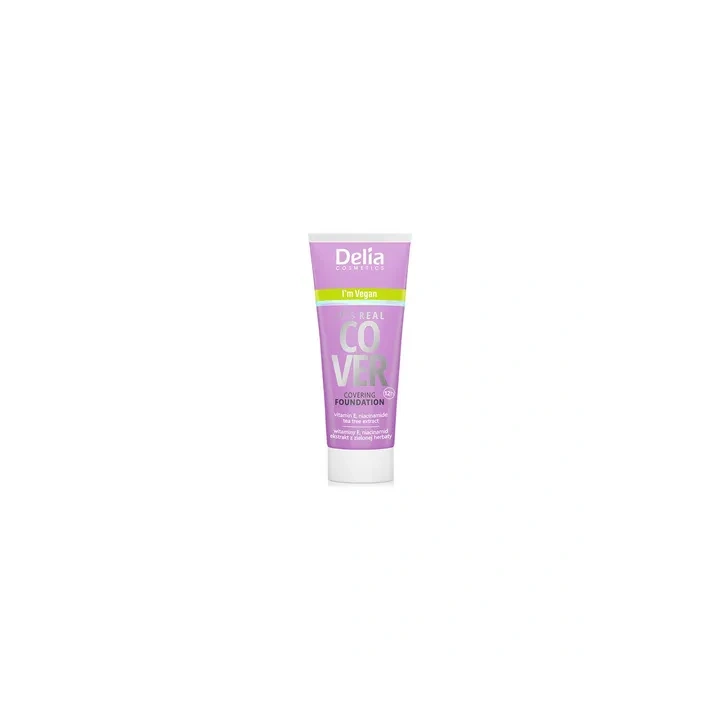 DELIA It's Real Cover nawilżający podkład do twarzy 202 Beige 30ml
