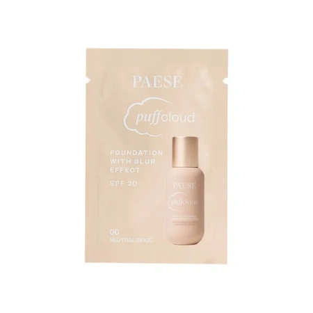 PAESE Puff Cloud podkład do twarzy z efektem blur 00N Natural Beige próbka 1ml