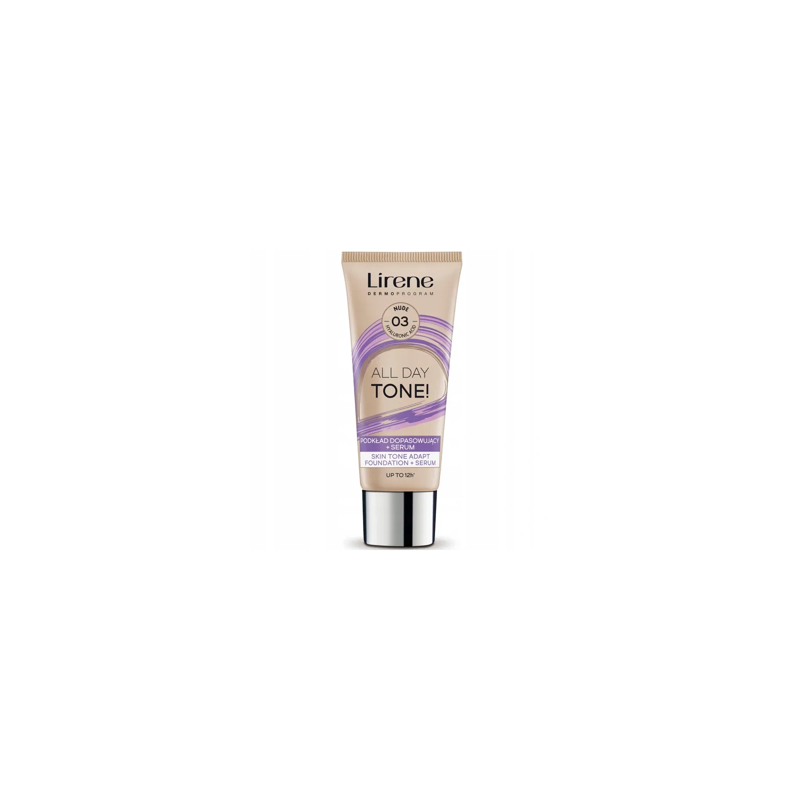 LIRENE All Day Tone! podkład do twarzy dopasowujący + serum 03 Nude 30ml