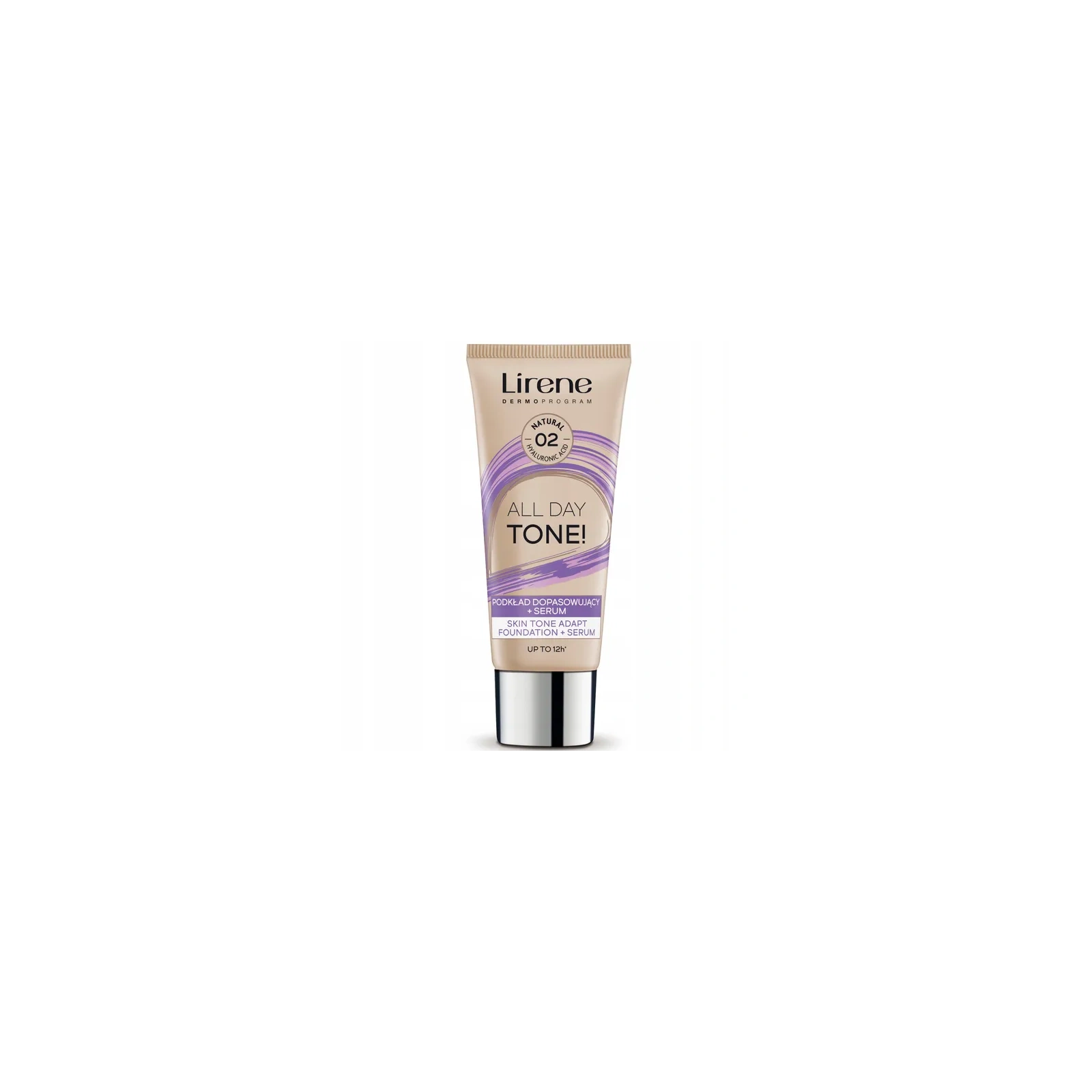 LIRENE All Day Tone! podkład do twarzy dopasowujący + serum 02 Natural 30ml