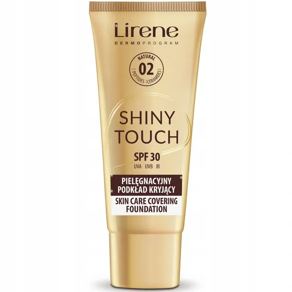 LIRENE Shiny Touch podkład do twarzy kryjący SPF30 02 Natural 30ml