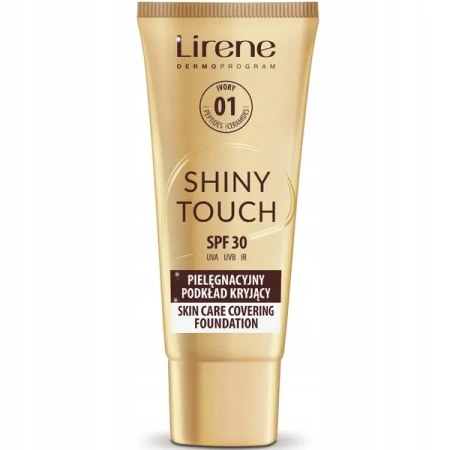 LIRENE Shiny Touch podkład do twarzy kryjący SPF30 01 Ivory 30ml