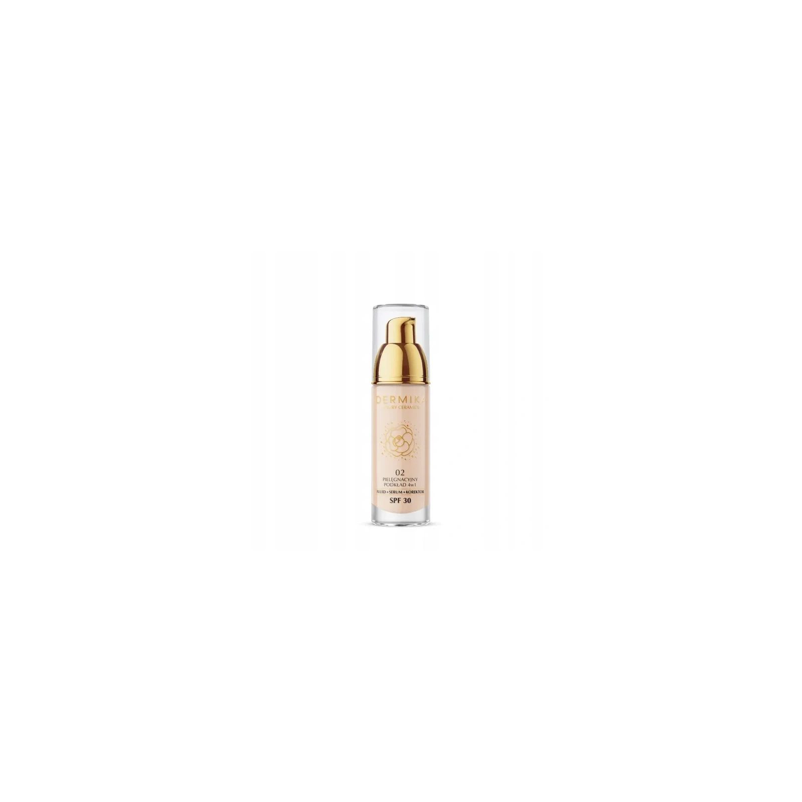 DERMIKA Luxury Ceramides pielęgnacyjny podkład 4w1 SPF30 02 30ml