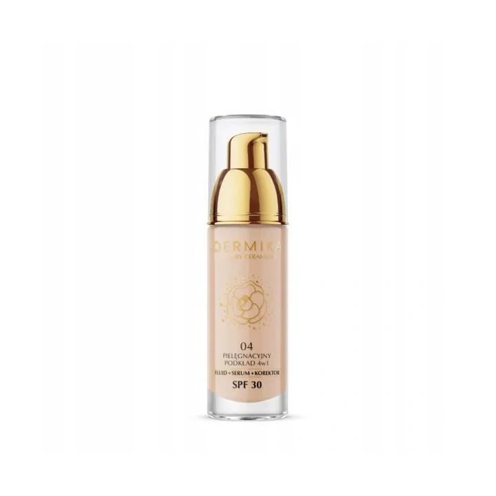 DERMIKA Luxury Ceramides pielęgnacyjny podkład 4w1 SPF30 04 30ml