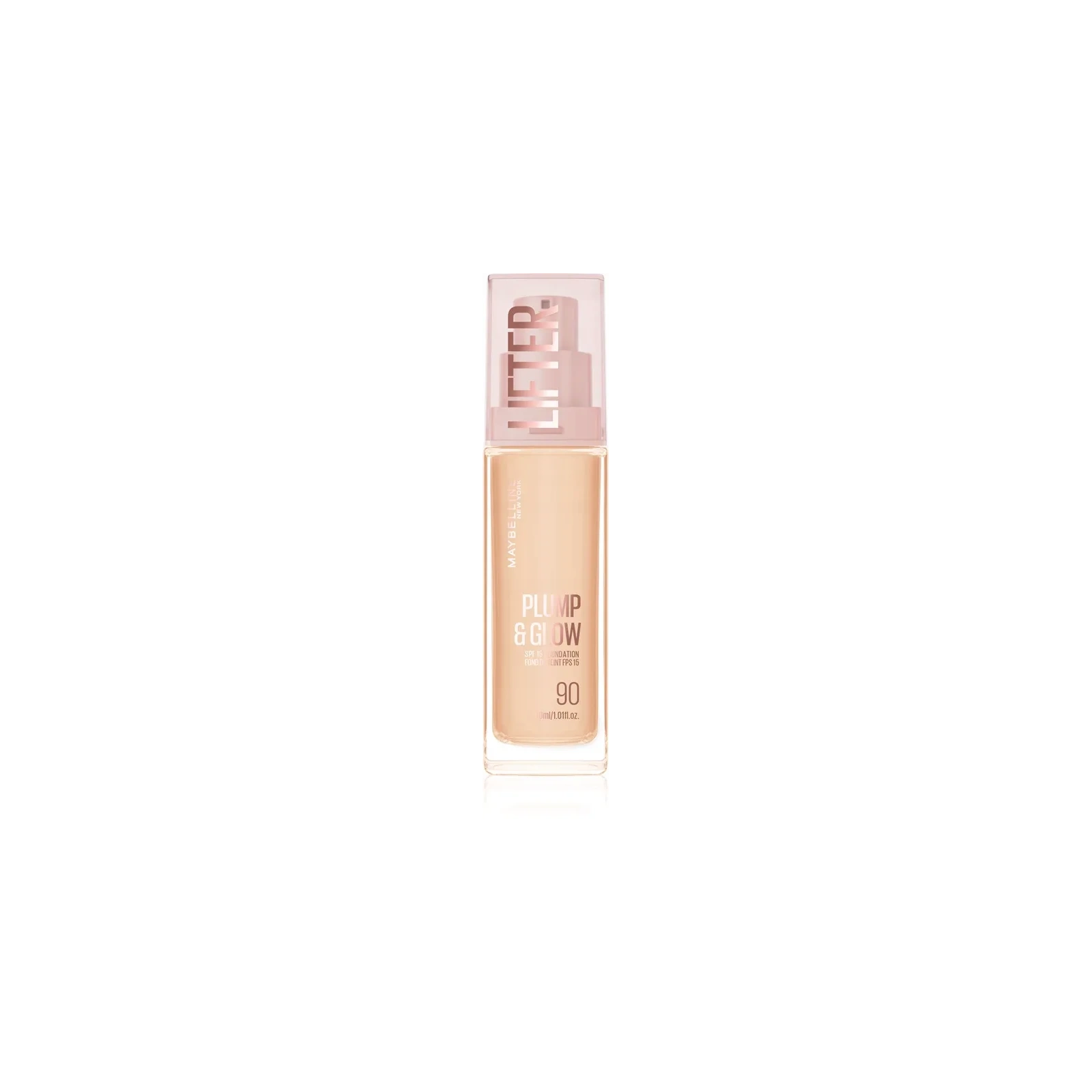 MAYBELLINE Lifter Plump&Glow podkład do twarzy rozświetlający 90 30ml