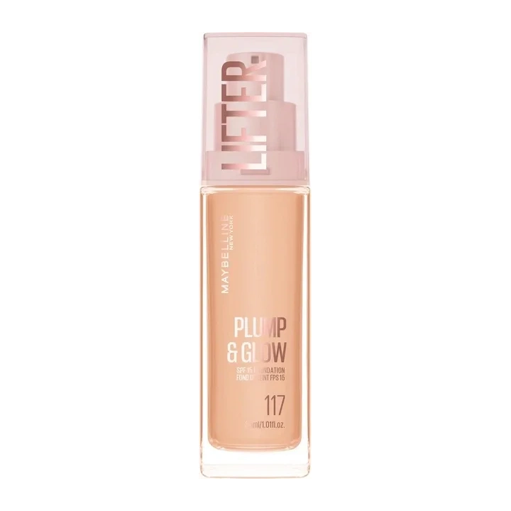 MAYBELLINE Lifter Plump&Glow podkład do twarzy rozświetlający 117 30ml