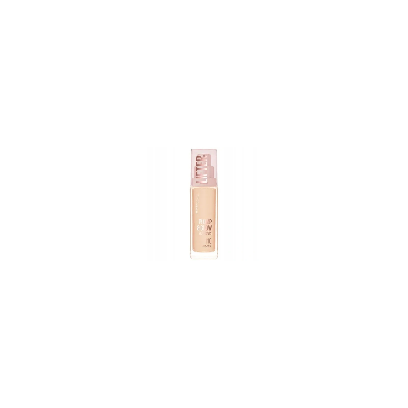 MAYBELLINE Lifter Plump&Glow podkład do twarzy rozświetlający 110 30ml