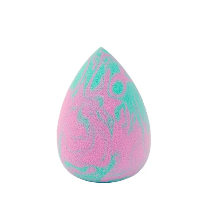 DONEGAL Blending Sponge Marmurkowa gąbka do podkładu różowo-miętowa (4332)