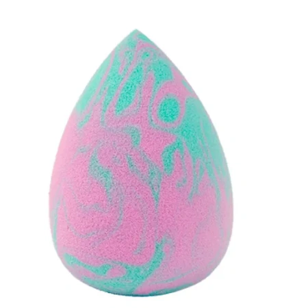 DONEGAL Blending Sponge Marmurkowa gąbka do podkładu różowo-miętowa (4332)