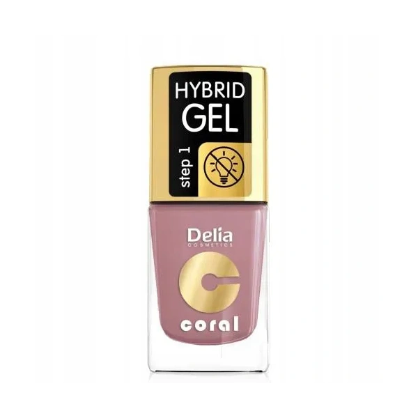 DELIA Coral Hybrid Gel hybrydowy lakier do paznokci 44 11ml