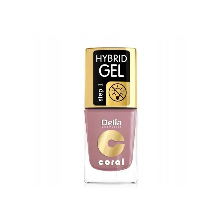 DELIA Coral Hybrid Gel hybrydowy lakier do paznokci 44 11ml