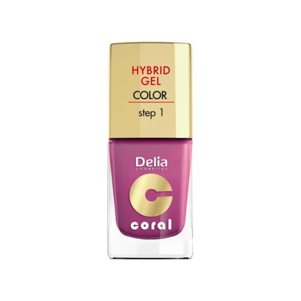 DELIA Coral Hybrid Gel hybrydowy lakier do paznokci 21 11ml