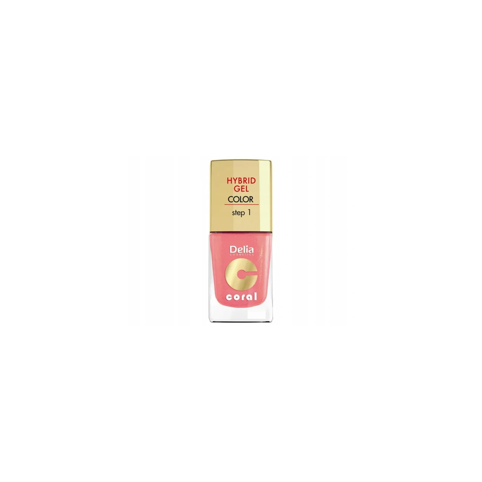 DELIA Coral Hybrid Gel hybrydowy lakier do paznokci 16 Ciepły Róż 11ml