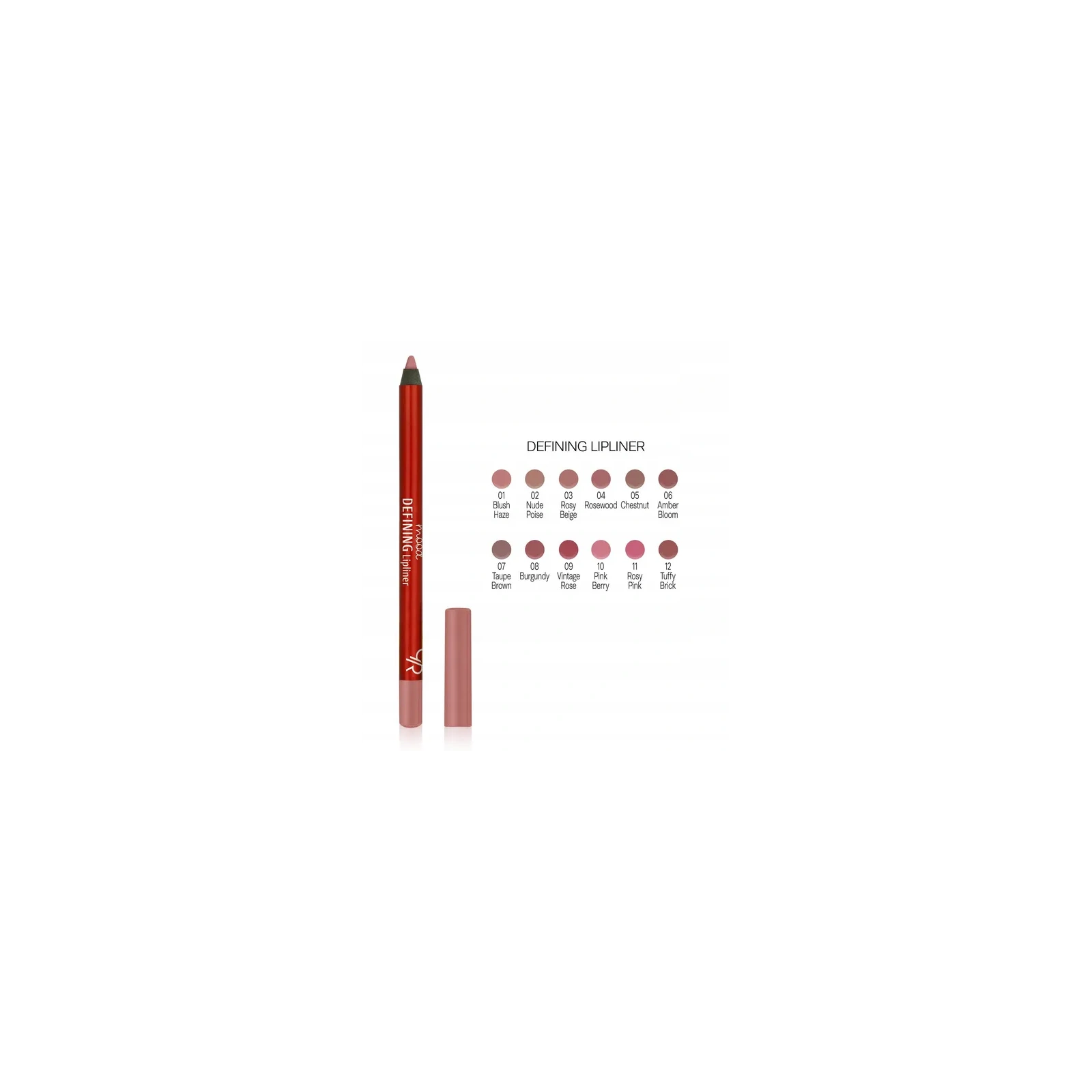 GOLDEN ROSE Mood Defining Lipliner konturówka do ust 02 Nude Poise 1,6g