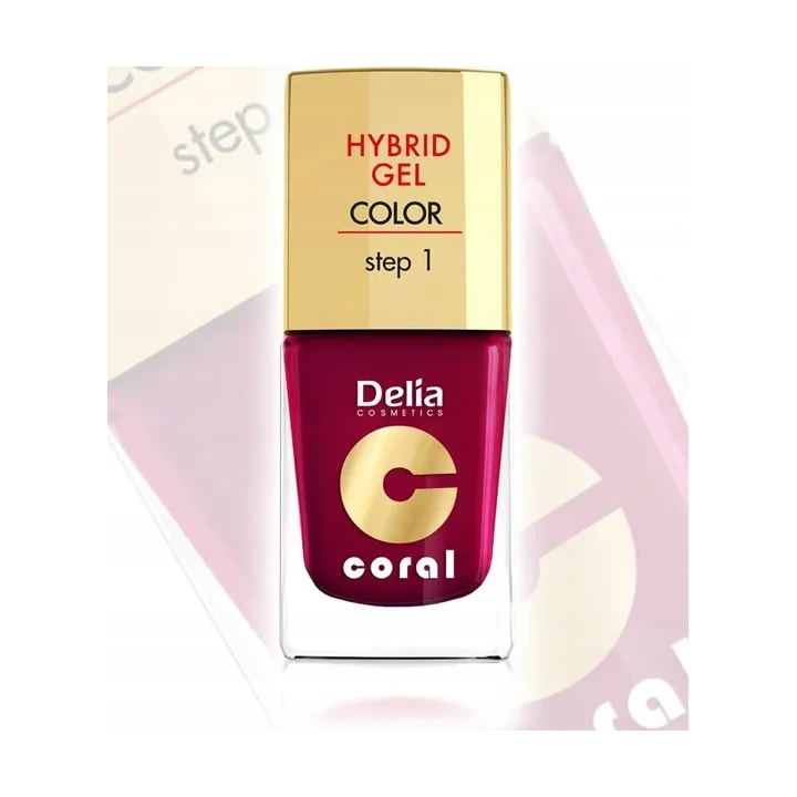 DELIA Coral Hybrid Gel hybrydowy lakier do paznokci 12 11ml