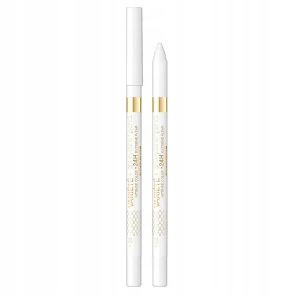 EVELINE Variete Gel Eyeliner Pencil żelowa kredka do oczu WTP 08 White